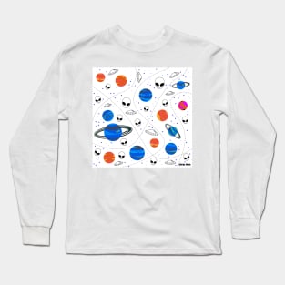 ufo alternative alien universe ecopop Long Sleeve T-Shirt